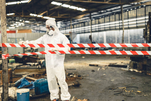 Professional Biohazard technician working in Auburn, MI